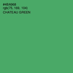#4BA968 - Chateau Green Color Image